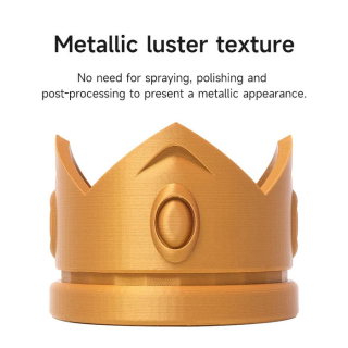 eSUN PLA Metal Hard to Break Texture Logam Tidak Getas Bahan Kuat - Antique Brass